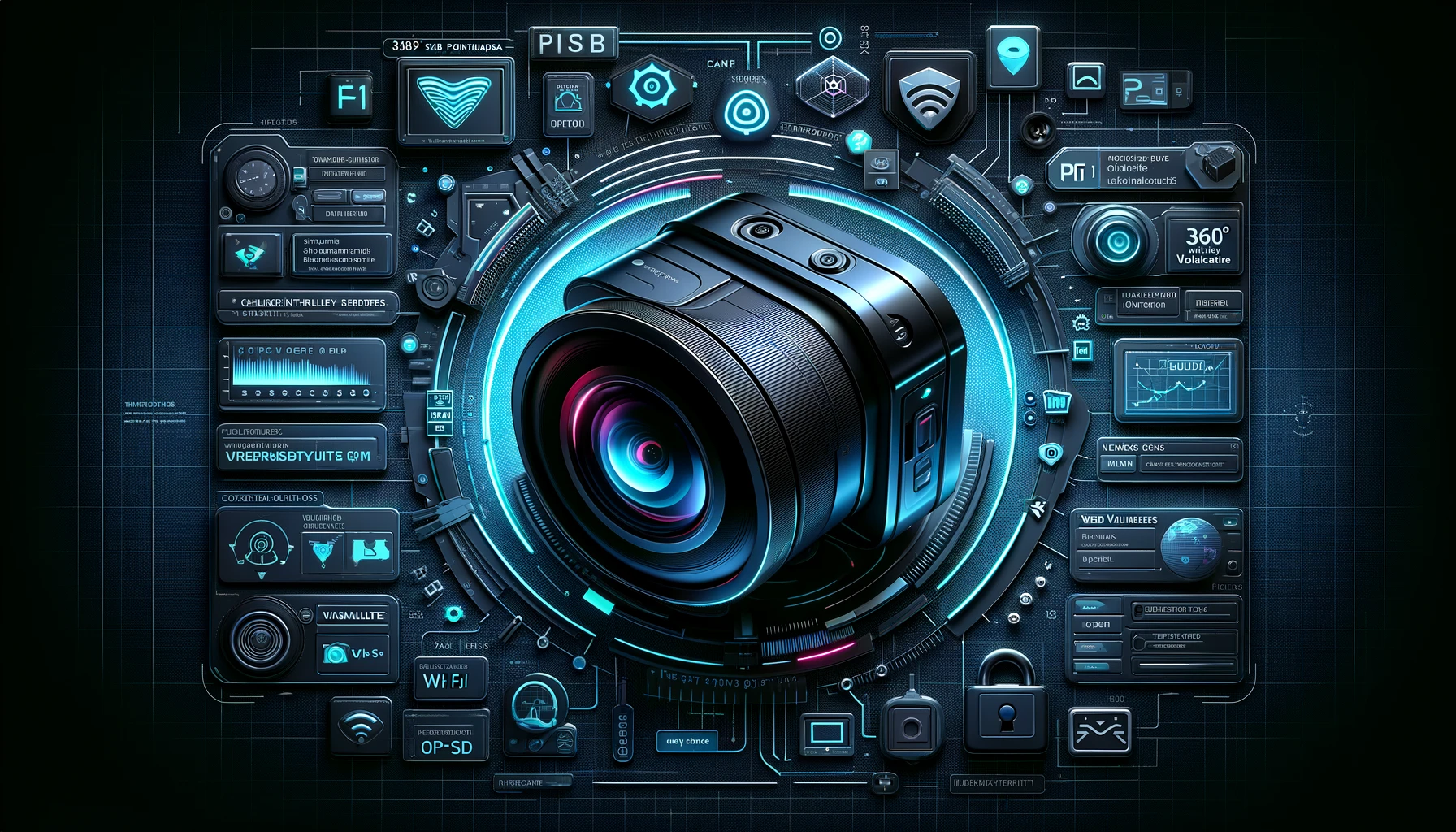 VR Model P1 - 360 Degree Camera